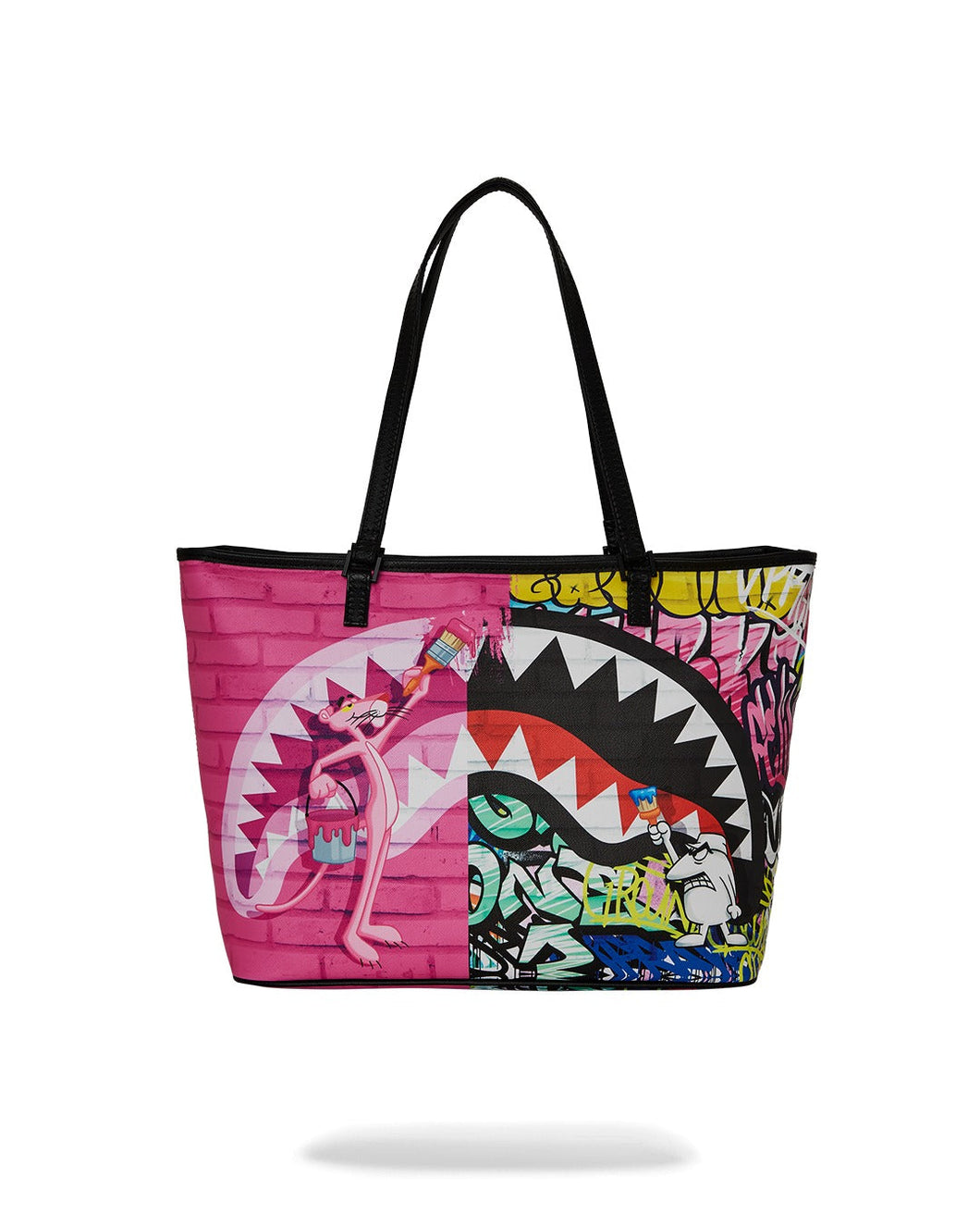 SPRAYGROUND PINK PANTHER PAINTING  TOTE PERSS