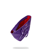 Load image into Gallery viewer, SPRAYGROUND PURPLE SHARK TOTE