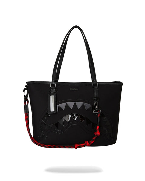 SPRAYGROUND SHARK CENTRAL KYUSHU MOUNTAIN TOTE – BLUE CITY NYC
