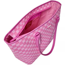 Load image into Gallery viewer, SPRAYGROUND SHINOBI SHARKS IN PARIS  PINK NEW CHECK FACES TOTE