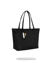 Load image into Gallery viewer, SPRAYGROUND GOLDEN FANG SHARK  BLACKED OUT EMBOSSED GOLD TOOTH TOTE