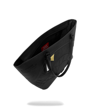 Load image into Gallery viewer, SPRAYGROUND GOLDEN FANG SHARK  BLACKED OUT EMBOSSED GOLD TOOTH TOTE