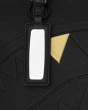 Load image into Gallery viewer, SPRAYGROUND GOLDEN FANG SHARK  BLACKED OUT EMBOSSED GOLD TOOTH TOTE