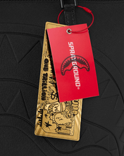 Load image into Gallery viewer, SPRAYGROUND GOLDEN FANG SHARK  BLACKED OUT EMBOSSED GOLD TOOTH TOTE