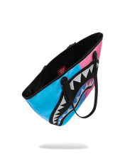 Load image into Gallery viewer, SPRAYGROUND SHARK CENTRAL COTTON CANDY SPLIT TOTE
