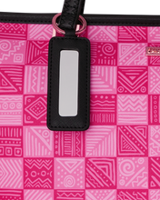 Load image into Gallery viewer, SPRAYGROUND A.I. AFRICAN INTELLIGENCE THE SUNSET RESET-SANDFLOWER COLLAB TOTE