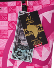 Load image into Gallery viewer, SPRAYGROUND A.I. AFRICAN INTELLIGENCE THE SUNSET RESET-SANDFLOWER COLLAB TOTE