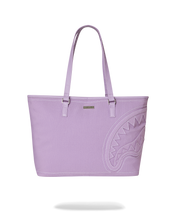 Load image into Gallery viewer, SPRAYGROUND PURPLE CANVAS STITCH TOTE