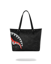 Load image into Gallery viewer, SPRAYGROUND 4AM RED SHARK TOTE
