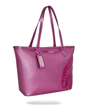 Load image into Gallery viewer, SPRAYGROUND METALLIC PINK METALLIC DRIP TOTE