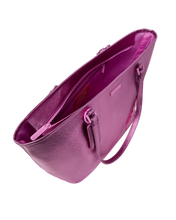 Load image into Gallery viewer, SPRAYGROUND METALLIC PINK METALLIC DRIP TOTE