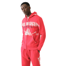 Load image into Gallery viewer, TRUE RELIGION RAW EXAGGERATED ICON ZIP HOODIE