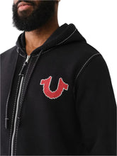 Load image into Gallery viewer, TRUE RELIGION BIG T CROSS STICH ZIP UP (108796)