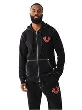 Load image into Gallery viewer, TRUE RELIGION BIG T CROSS STICH ZIP UP (108796)