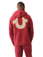 Load image into Gallery viewer, TRUE RELIGION BIG T CROSS STICH ZIP UP