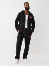 Load image into Gallery viewer, TRUE RELIGION BIG CROSS STICH SWEATPANTS