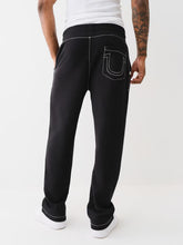 Load image into Gallery viewer, TRUE RELIGION BIG CROSS STICH SWEATPANTS