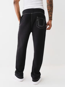 TRUE RELIGION BIG CROSS STICH SWEATPANTS