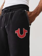 Load image into Gallery viewer, TRUE RELIGION BIG CROSS STICH SWEATPANTS