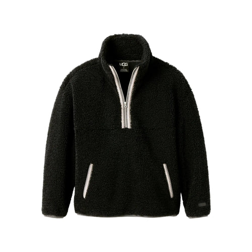 UGG UGGBRAID HALF ZIP HOODIE