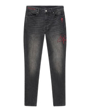 Load image into Gallery viewer, KSUBI VAN WINKLE BLACK ROKK JEANS