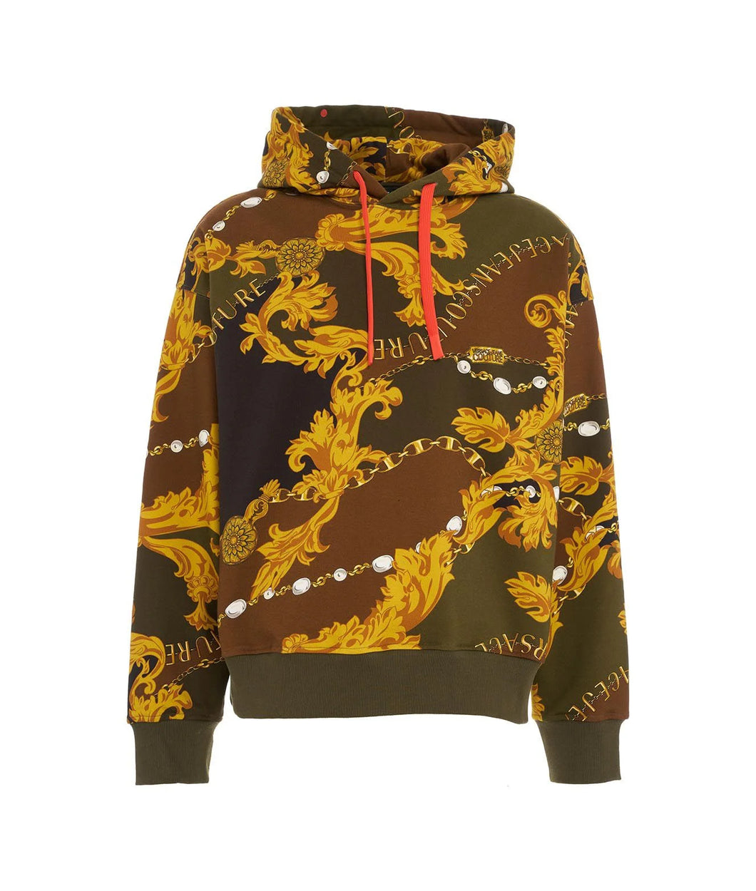 Versace yellow hoodie sales