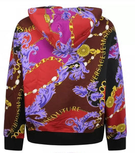 VERSACE JEANS COUTURE PULL OVER HOODIE