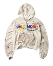 Load image into Gallery viewer, VALE  SUNDAY ZIP UP HOODIE