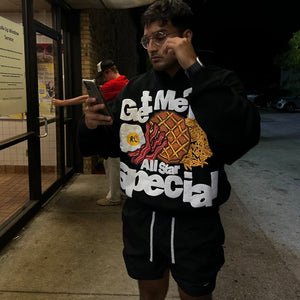 RED LETTERS ALL STAR PULL OVER HOODIE