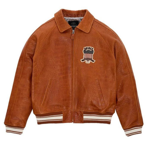 AVIREX LIMITED EDITION ICON CROC EMBOSSED JACKET