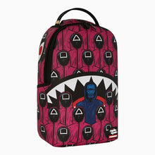 Load image into Gallery viewer, SPRAYGROUND SQUID GAME FRONT MAN LINED BACKPACK