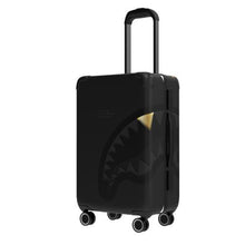 Load image into Gallery viewer, SPRAYGROUND BLACKED OUT EMBOSSED GOLD TOOTH CARRY-ON LUGGAGE CL326