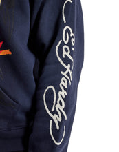 Load image into Gallery viewer, ED HARDY TIGER FLAME BOXY MENS ZIP HOODIE