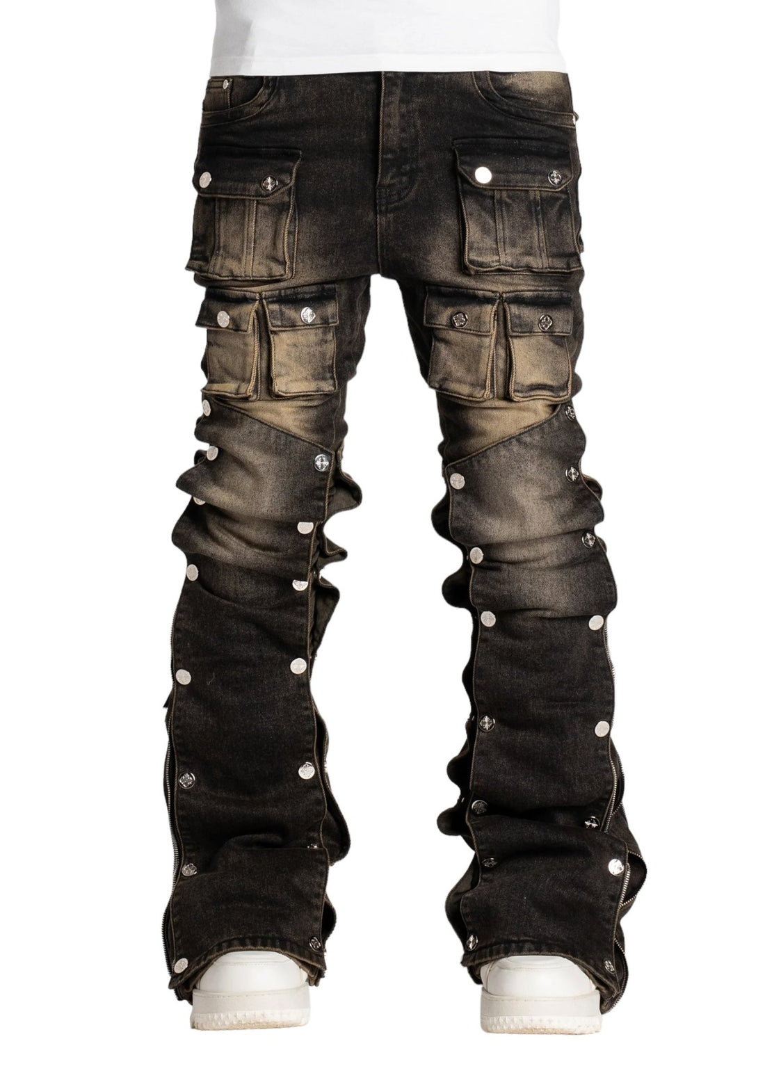 パンツ focus STACKED DENIM guapi ksubi purple purple-denim-jeans