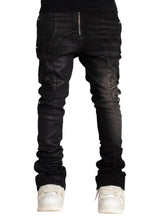 Load image into Gallery viewer, GUAP WAXED SPLIT DENIM