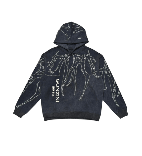 GUNZINII STUDED PULLOVER HOODIE