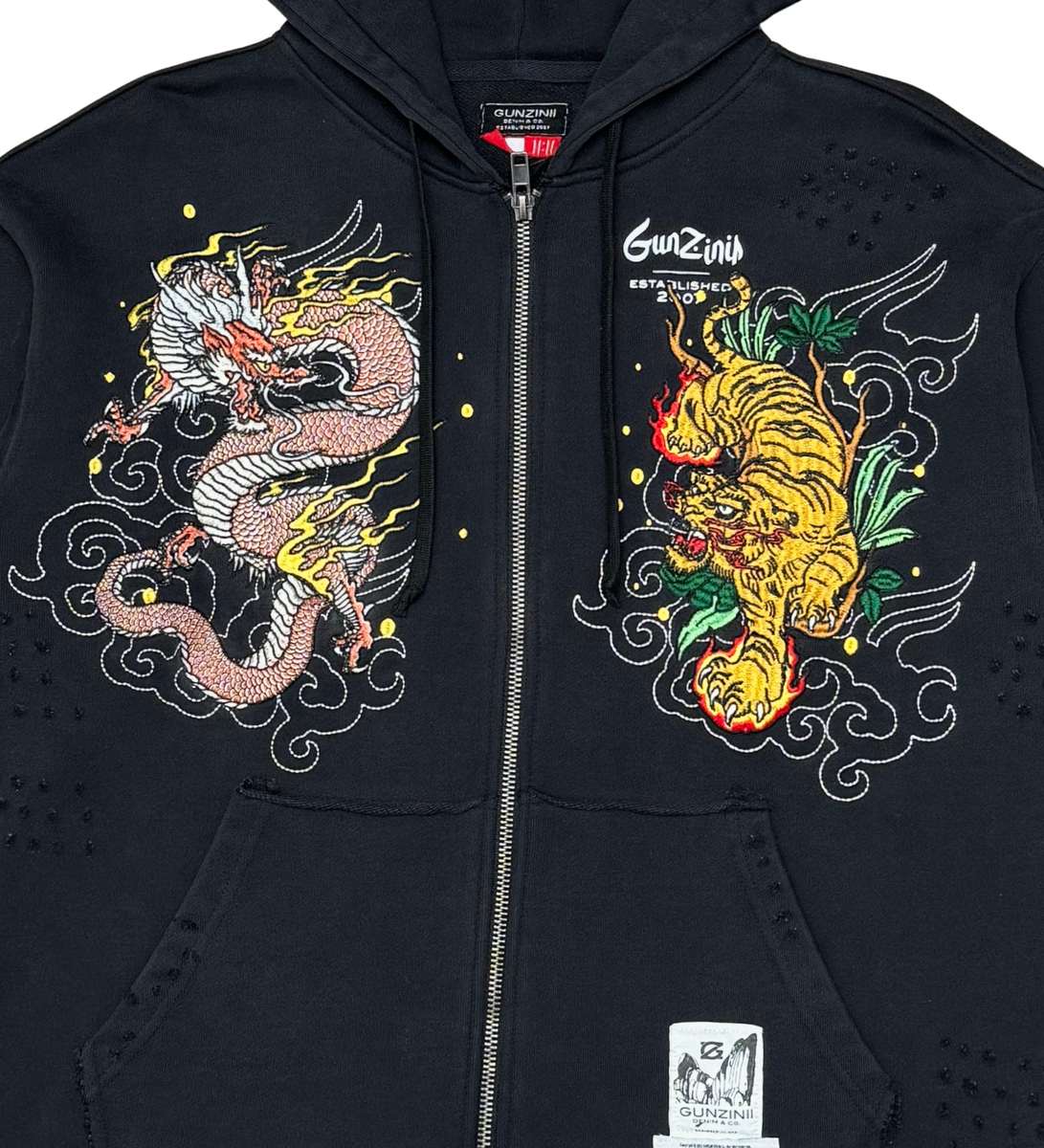 GUNZINII GOD IS GENEROUS ZIP HOODIE – BLUE CITY NYC GUNZINII GOD IS GENEROUS ZIP HOODIE – BLUE CITY NYC