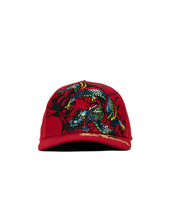 Load image into Gallery viewer, ED HARDY EMBROIDERED DRAGON TRUCKER HAT