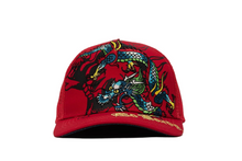 Load image into Gallery viewer, ED HARDY EMBROIDERED DRAGON TRUCKER HAT