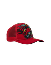 Load image into Gallery viewer, ED HARDY EMBROIDERED DRAGON TRUCKER HAT