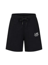 Load image into Gallery viewer, L/AB OFF-WHITE DIAG OPEN HEM JOGGER SHORTS