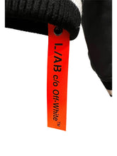 Load image into Gallery viewer, L/AB OFF-WHITE OFF VARSITY WOOL LEATHER