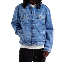 Load image into Gallery viewer, L/AB OFF-WHITE ALL OVER PRINT DENIM JACKET