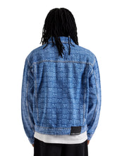 Load image into Gallery viewer, L/AB OFF-WHITE ALL OVER PRINT DENIM JACKET