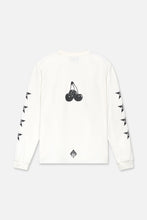 Load image into Gallery viewer, RTA LAWRENCE LONG SLEEVE TEE WHITE BLACK CHERRIES