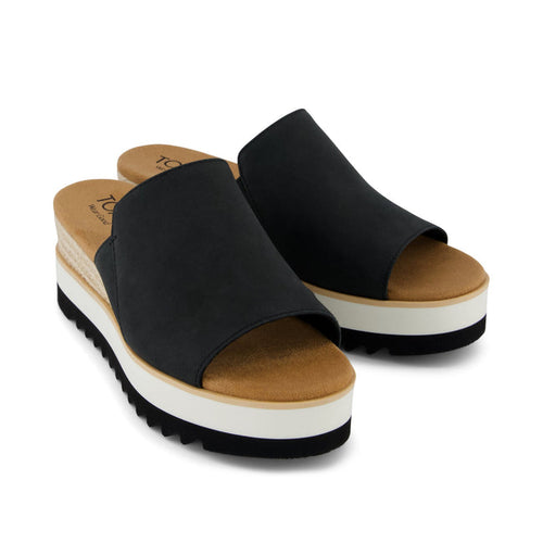 TOMS DIANA MULE WEDGE SANDALS