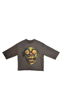 Load image into Gallery viewer, SYNDICATE GRUNGE CROPPED CREWNECK T.SHIRT