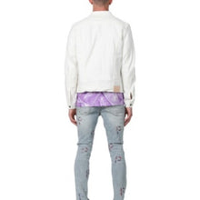 Load image into Gallery viewer, PURPLE JEANS EMBROIDERY PUNCH P PLAID