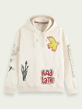 Load image into Gallery viewer, SCOTCH &amp; SODA  RELAXED FIT ARTWORKHOODIE  (171667)